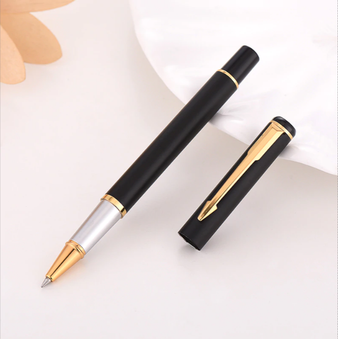 Hayman 24 CT Gold Plated Roller Ball Pen With Box (P-109)