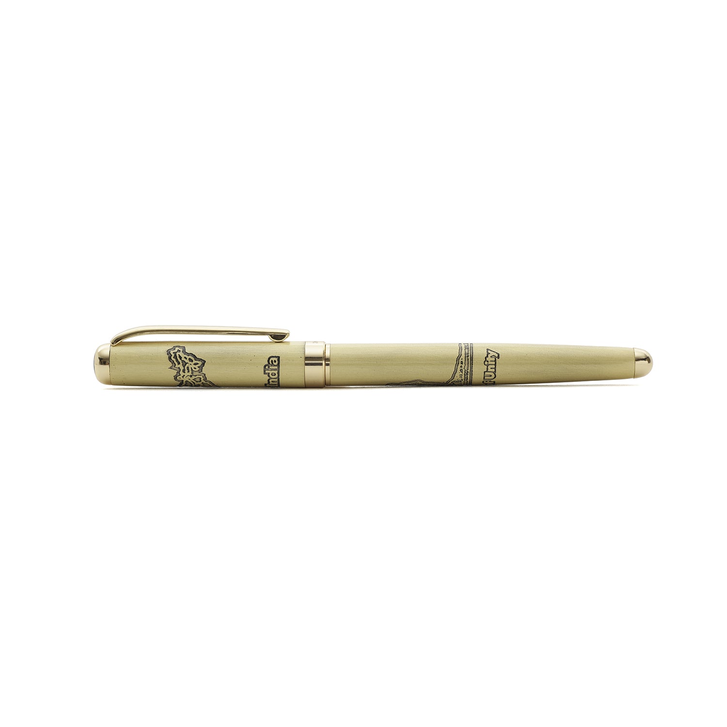 Hayman 24 CT Gold Plated statue of unity Engraved Roller Ball Pen with Box (P-131) - Hayman Pen 