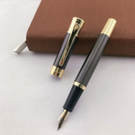 Hayman Dikawen 24 CT Gold Plated Fountain Pen With Box (P-133) - Hayman Pen 