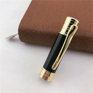 Hayman Dikawen 24 CT Gold Plated Fountain Pen With Box (P-134) - Hayman Pen 