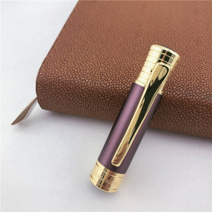 Hayman Dikawen 24 CT Gold Plated Fountain Pen With Box (P-138) - Hayman Pen 