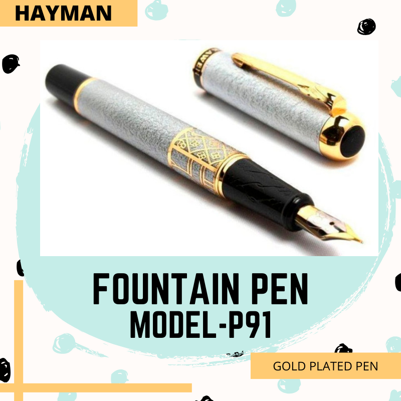 Gold Plated Fountain Pen, Rollerball, Ballpoint Premium Pens – Hayman Pens
