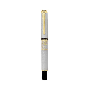 Hayman Dikawen 24 CT Gold Plated Fountain Pen With Box (P-91) - Hayman Pen 