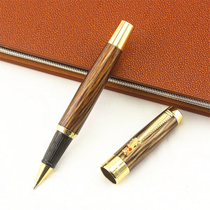 Hayman 24 CT Gold Plated Roller Pen With Box (P-147) - Hayman Pen 